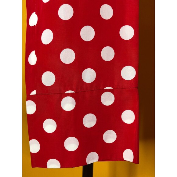Y2K MOSCHINO CHEAP and CHIC. Red & White Polka Dot Cropped Trousers. XS-S - Picture 6 of 10